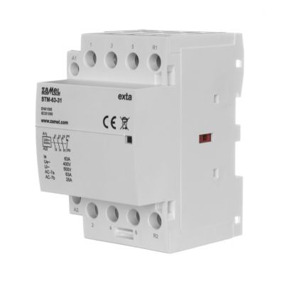Stycznik modułowy instalacyjny 63A 3xNO+1xNC 230V AC TYP: STM-63-31 ZAMEL (EXT10000301-WUN)